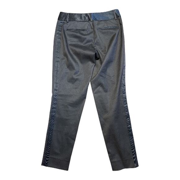 Express Design Studio Editor Black Tuxedo Straight Ankle Pants Size 0 - Picture 2 of 7
